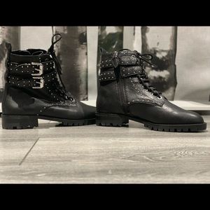 Rebecca Minkoff Women's Jaiden Stud Combat Boots